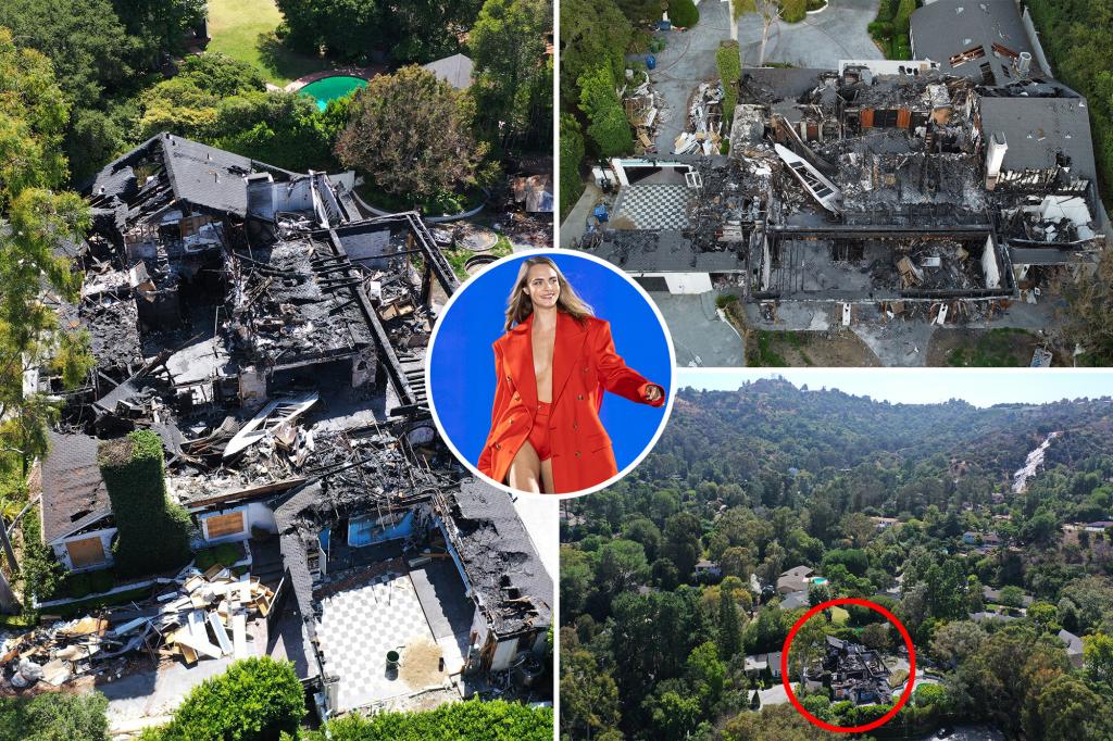 Cara Delevingne Sells Burned Out $7 Million Los Angeles Mansion At A Big Loss - 6 Months After It Was Destroyed By Fire